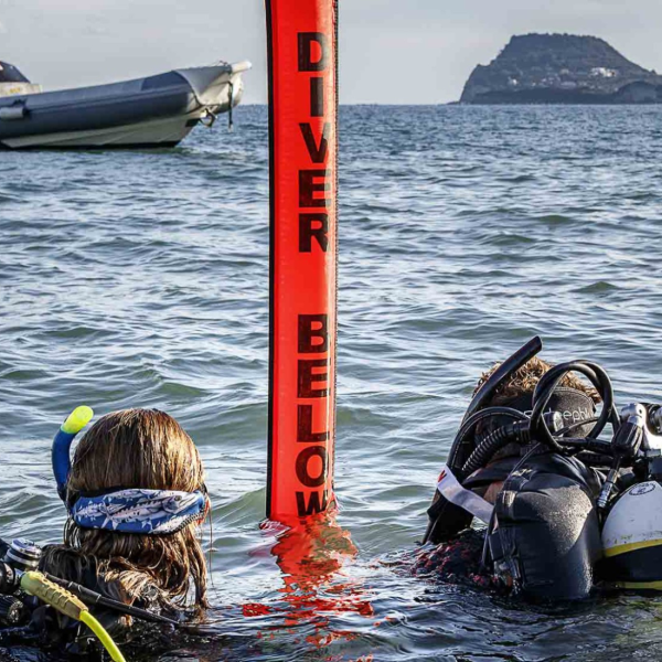Delayed Surface Marker Buoy Divers